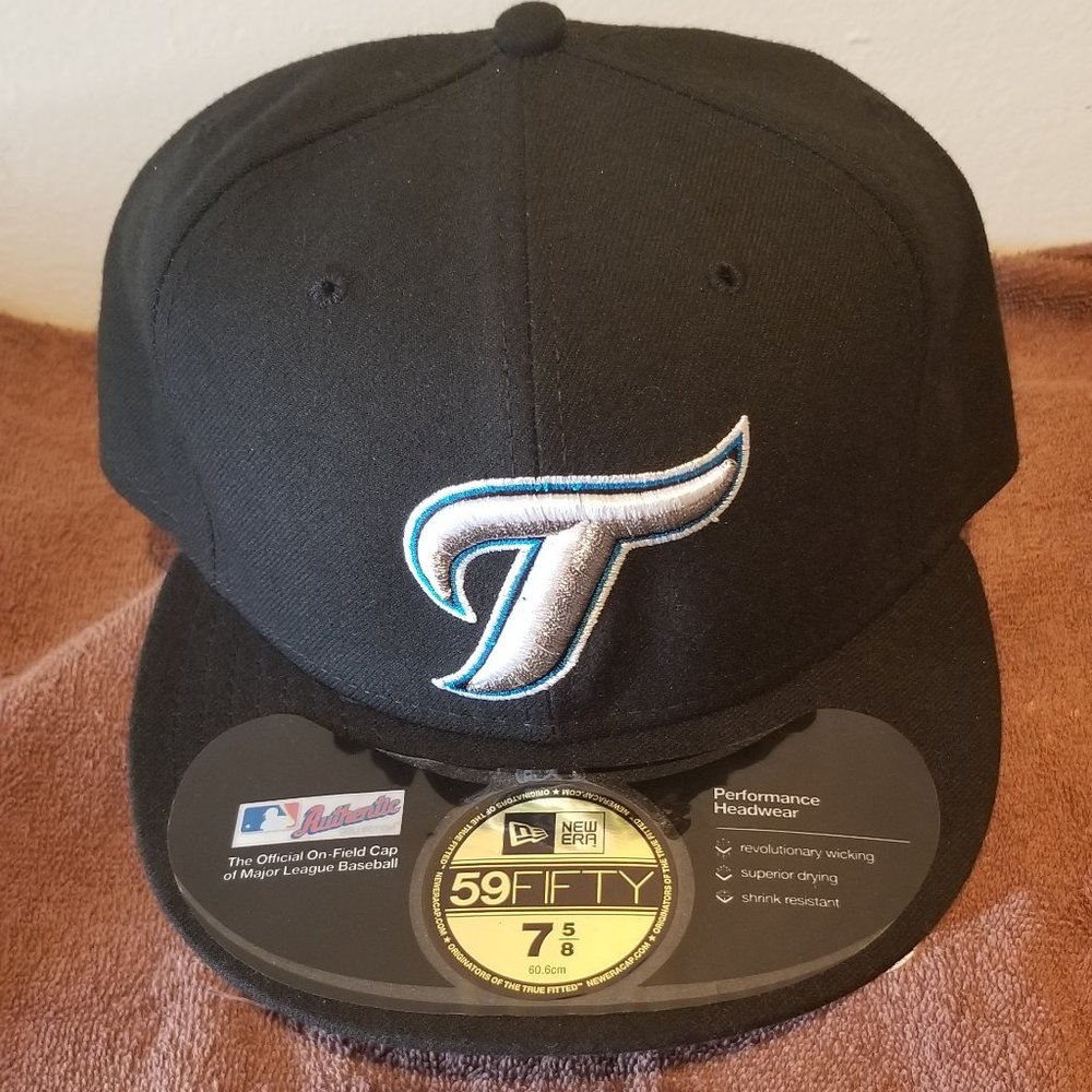 New Era Toronto Blue Jays Game Baseball Cap Fitted 7-5/8 Retro Logo